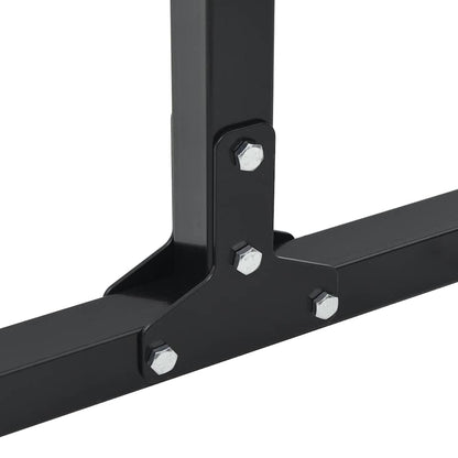 Dip Stations 2 pcs Black 109 x 90 x 105 cm Powder-coated steel