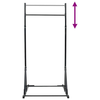Pull-Up Bar Station Manual Black 101 x 102 x 235 cm