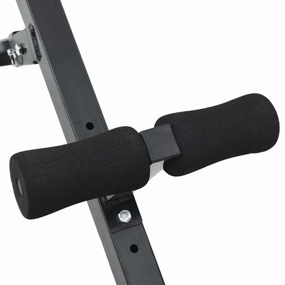 Hyperextension Bench Black 101 x 70 x 71 cm Powder-coated steel
