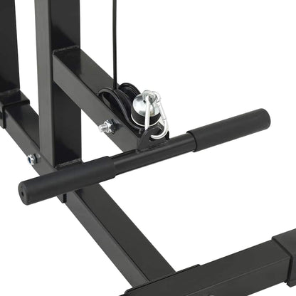 Lat Pulldown Machine Manual Black 110 x 70 x 187 cm