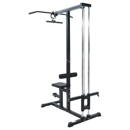 Lat Pulldown Machine Manual Black 110 x 70 x 187 cm