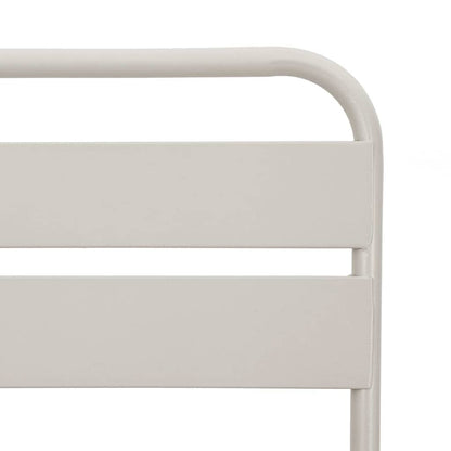 Garden Folding Chair Folding 2 pcs Beige 55 x 56.5 x 91cm Steel