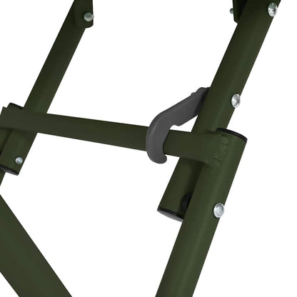 Garden Table Dark green 55 x 55 x 73 cm Powder-coated Steel