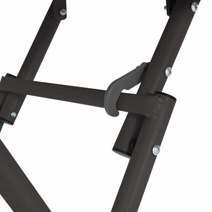 Garden Table Anthracite 55 x 55 x 73 cm Powder-coated Steel