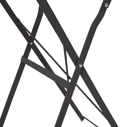 Bistro Table Folding Anthracite Ø50x71 cm Powder-coated Steel