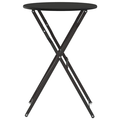 Bistro Table Folding Anthracite Ø50x71 cm Powder-coated Steel
