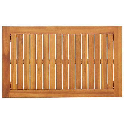 Garden Sofa Set with Cushion 2 pcs Brown Solid Acacia wood