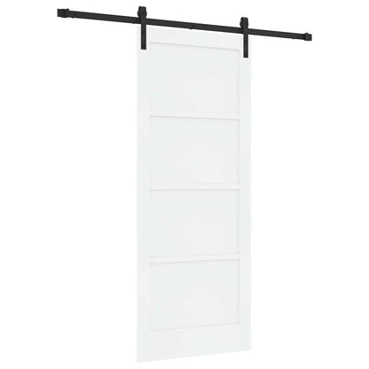 Sliding Door Manual White and black 83 x 202 cm