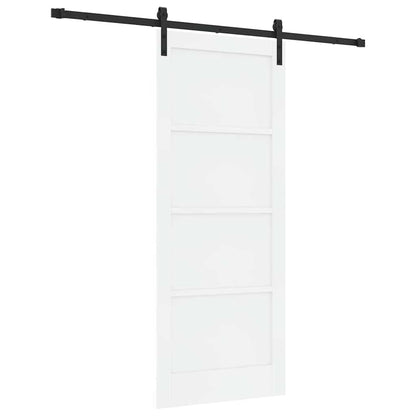 Sliding Door Manual White and black 83 x 202 cm