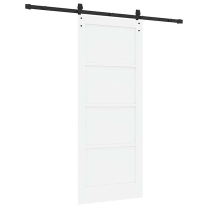 Sliding Door Manual White and black 83 x 202 cm