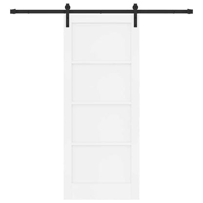 Sliding Door Manual White and black 83 x 202 cm