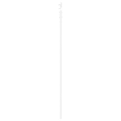 Sliding Door Manual White 83 x 202 cm Solid pine wood and steel
