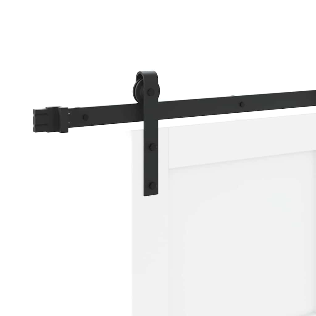 Sliding Door Manual White and black 83 x 202 cm