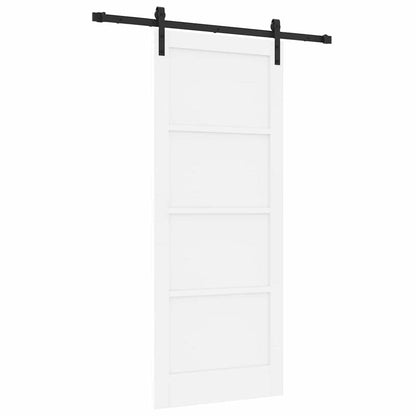 Sliding Door Manual White and black 83 x 202 cm