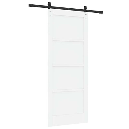 Sliding Door Manual White and black 83 x 202 cm