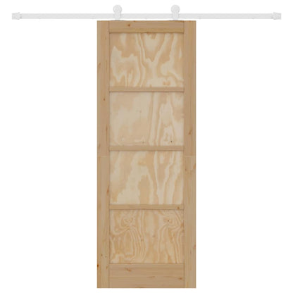 Sliding Door Set ORKDAL Natural and white 73.5 x 198.5 cm