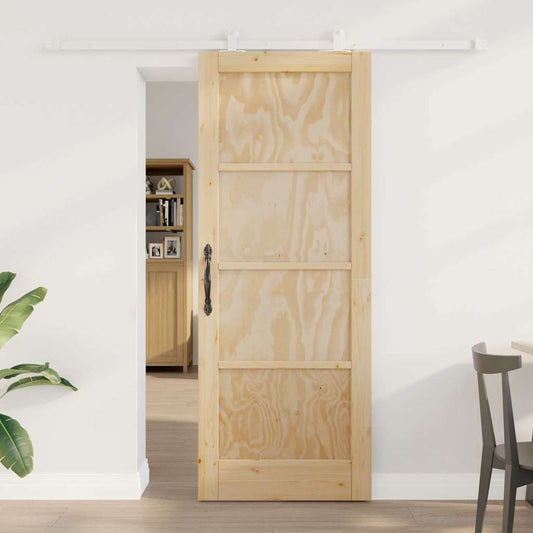 Sliding Door Set Manual ORKDAL Natural and white 78 x 202 cm