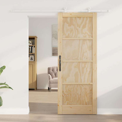 Sliding Door Set Manual ORKDAL Natural and white 78 x 202 cm