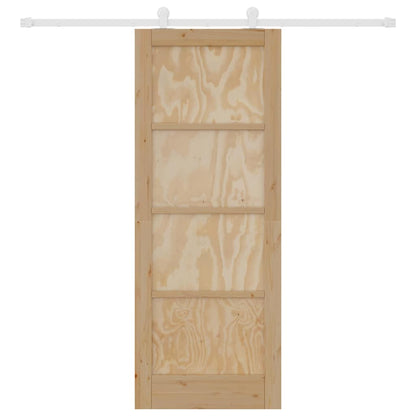 Sliding Door Set Manual ORKDAL Natural and white 78 x 202 cm