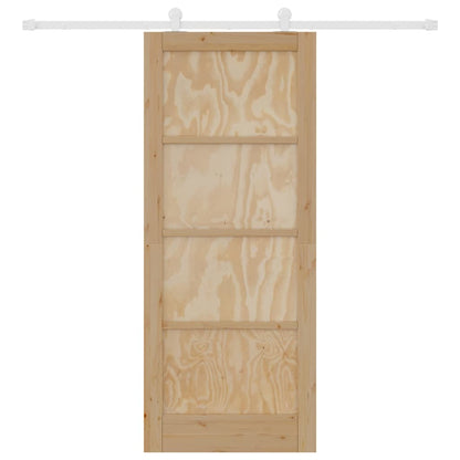 Sliding Door Set Manual ORKDAL Natural and white 83 x 202 cm