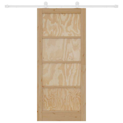 Sliding Door Set Manual ORKDAL Natural and white 86 x 198.5 cm