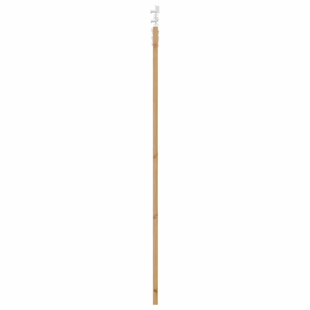 Sliding Door Manual Natural and white 86 x 211 cm