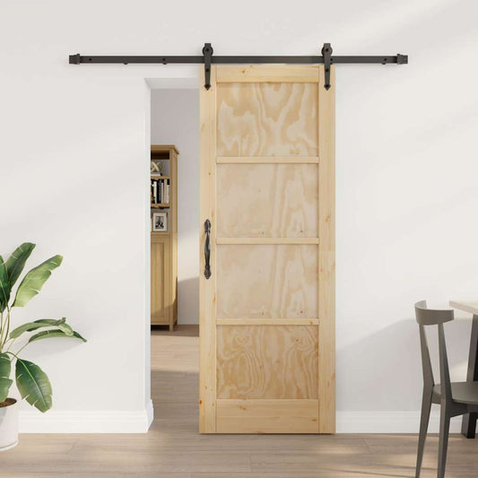 Sliding Door Other ORKDAL Natural and black 73.5 x 198.5 cm
