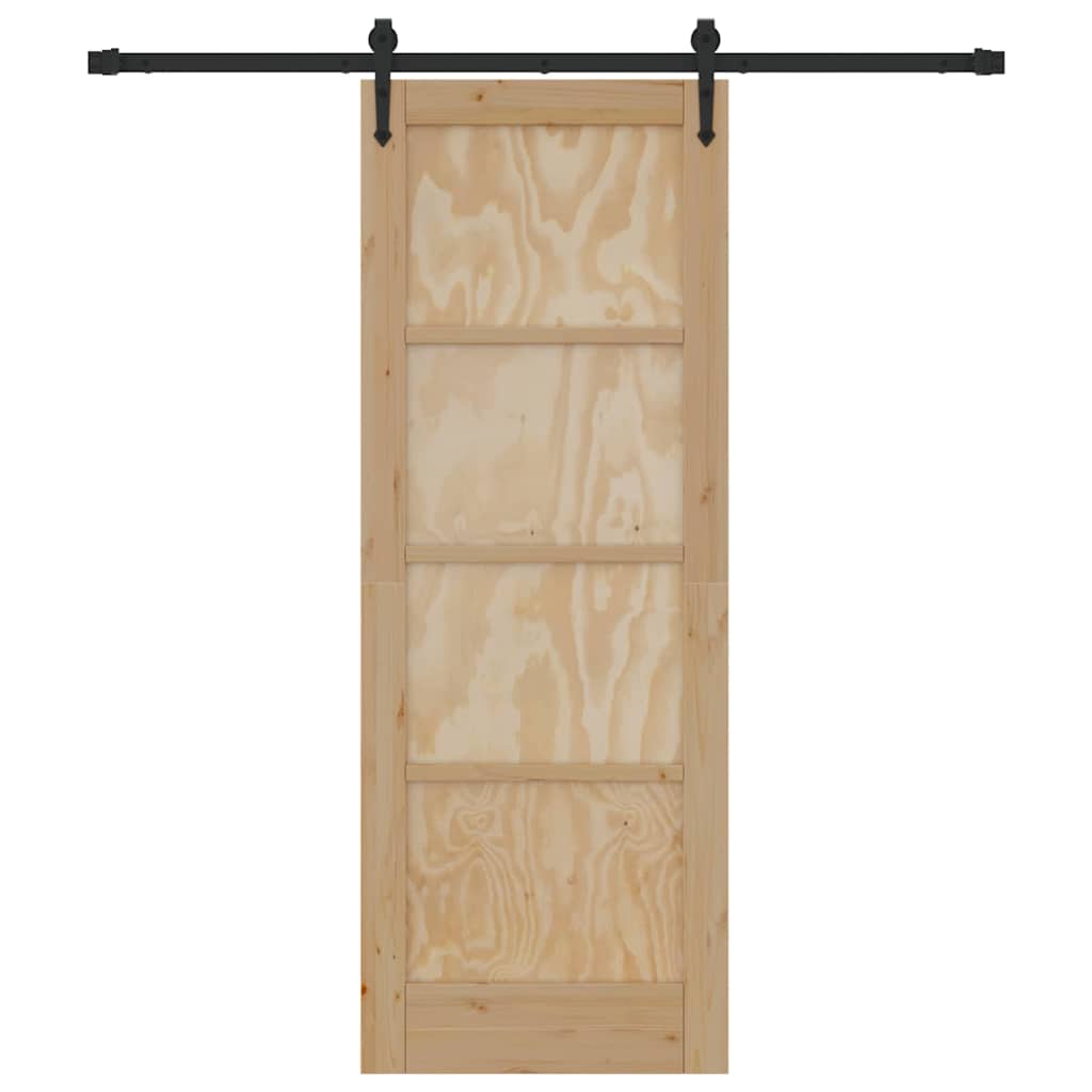 Sliding Door Other ORKDAL Natural and black 73.5 x 198.5 cm