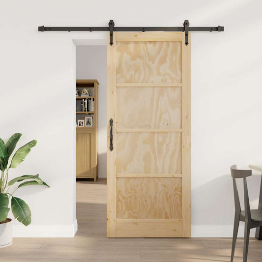 Sliding Door Other ORKDAL Natural and black 83 x 202 cm