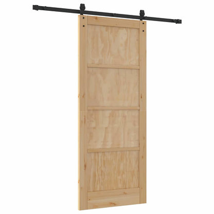 Sliding Door Other ORKDAL Natural and black 83 x 202 cm