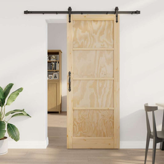 Sliding Door Other ORKDAL Natural and black 83 x 211 cm