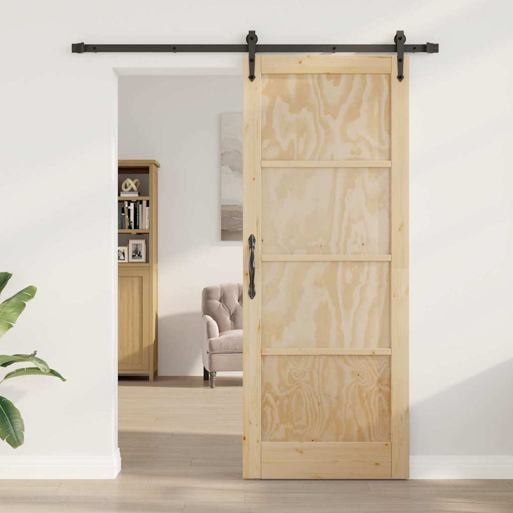 Sliding Door Other ORKDAL Natural and black 83 x 211 cm