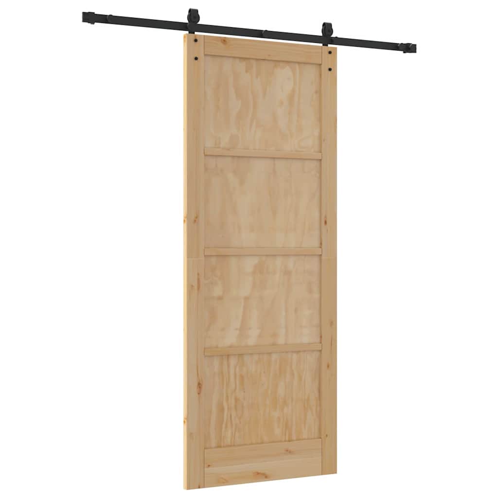 Sliding Door Other ORKDAL Natural and black 83 x 211 cm
