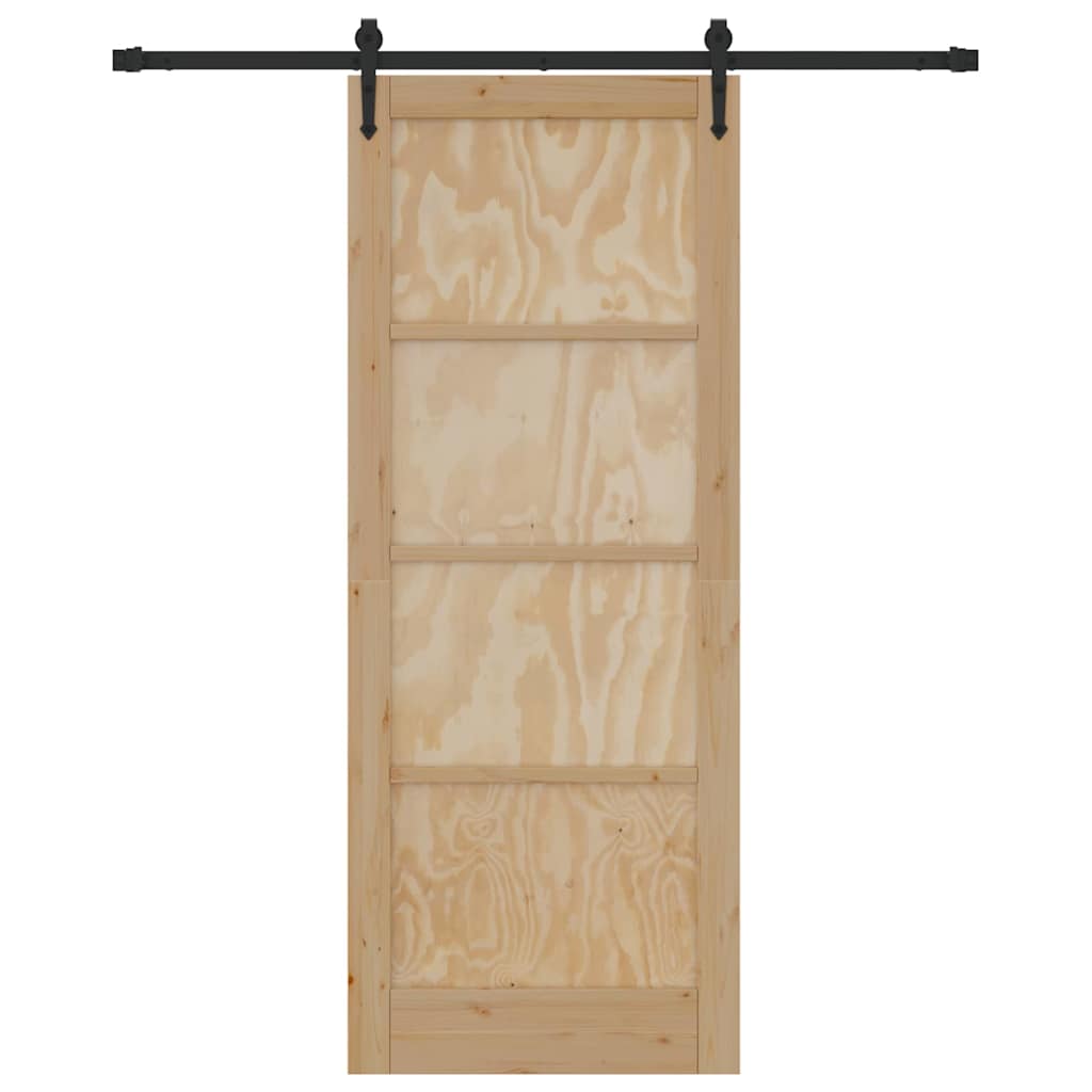 Sliding Door Other ORKDAL Natural and black 83 x 211 cm