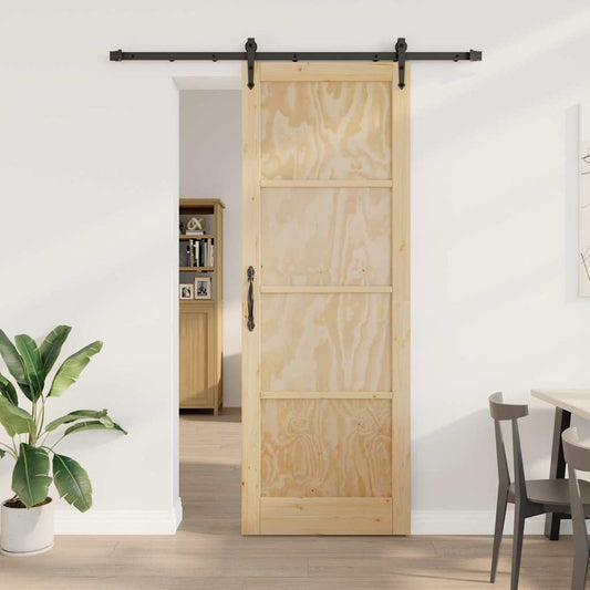 Sliding Door Other ORKDAL Natural and black 83 x 232 cm