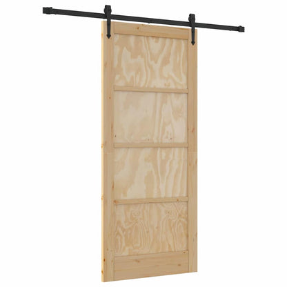 Sliding Door Other ORKDAL Natural and black 86 x 198.5 cm