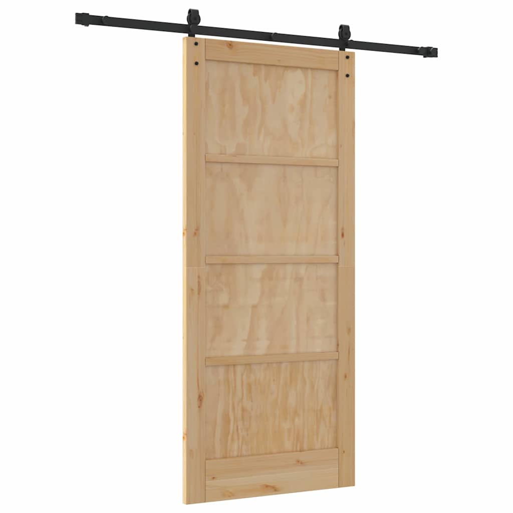 Sliding Door Other ORKDAL Natural and black 86 x 198.5 cm