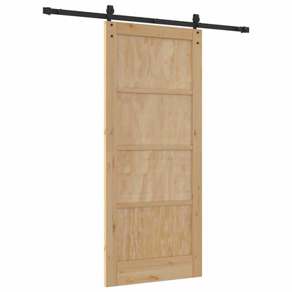 Sliding Door Other ORKDAL Natural and black 86 x 198.5 cm