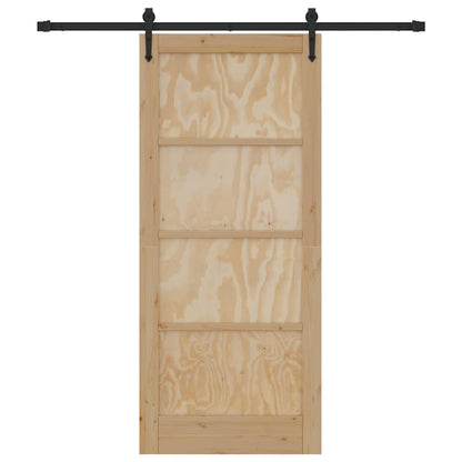 Sliding Door Other ORKDAL Natural and black 86 x 198.5 cm