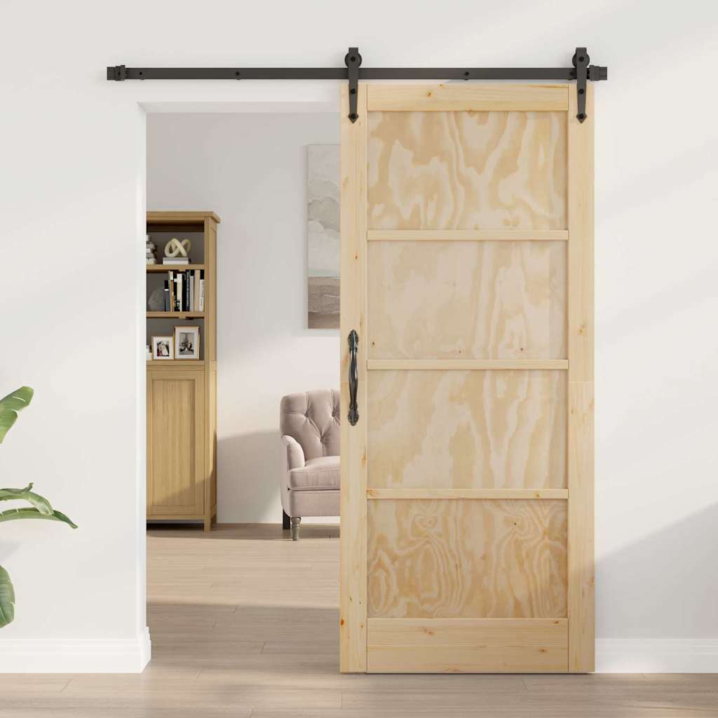 Sliding Door Other ORKDAL Natural and black 86 x 211 cm