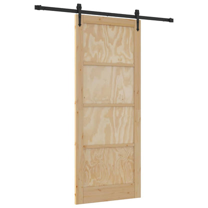 Sliding Door Other ORKDAL Natural and black 86 x 211 cm