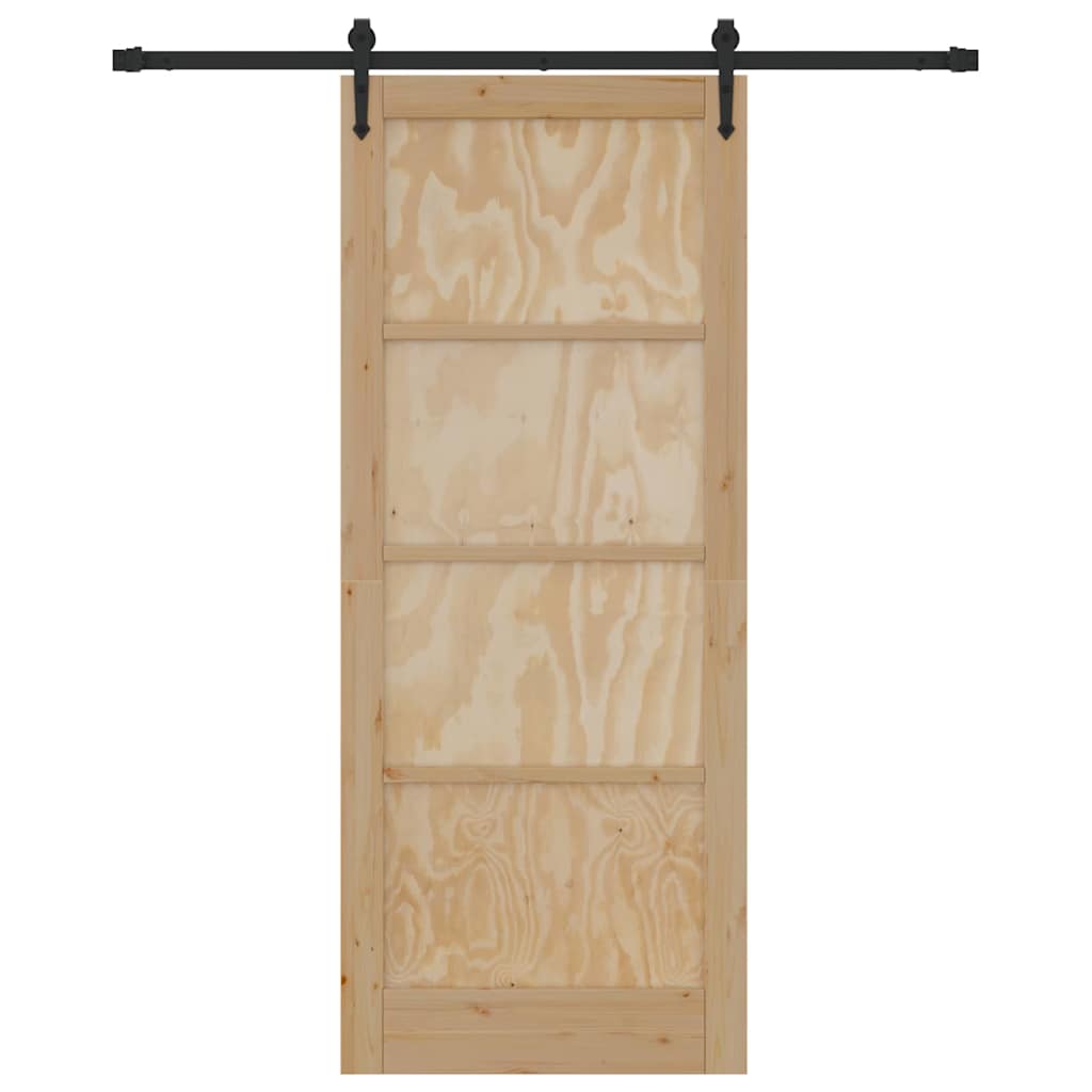 Sliding Door Other ORKDAL Natural and black 86 x 211 cm