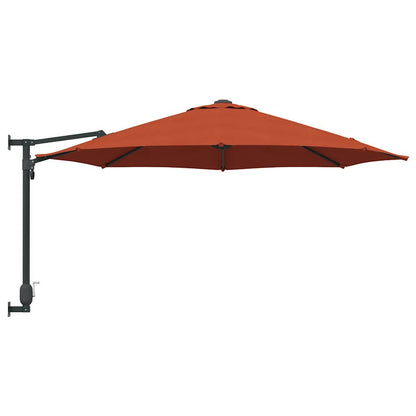 Garden Parasol Red and Black 248 x 248 x 148 cm