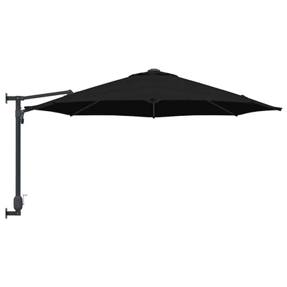 Garden Parasol Black and Black 248 x 248 x 148 cm