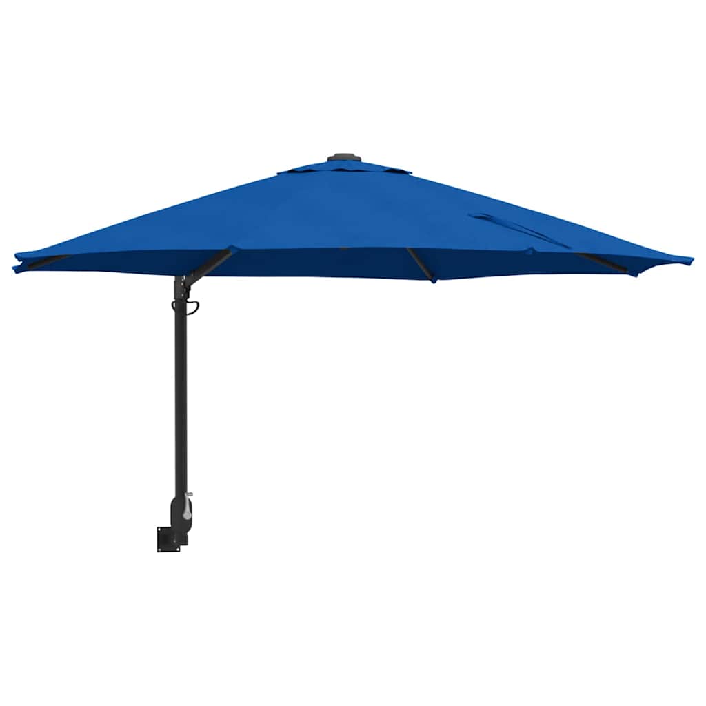 Garden Parasol Blue and Black 248 x 248 x 148 cm