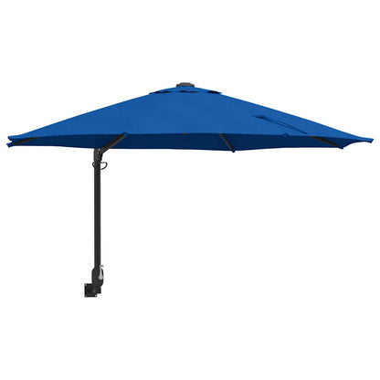 Garden Parasol Blue and Black 248 x 248 x 148 cm