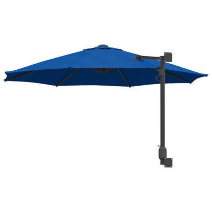 Garden Parasol Blue and Black 248 x 248 x 148 cm