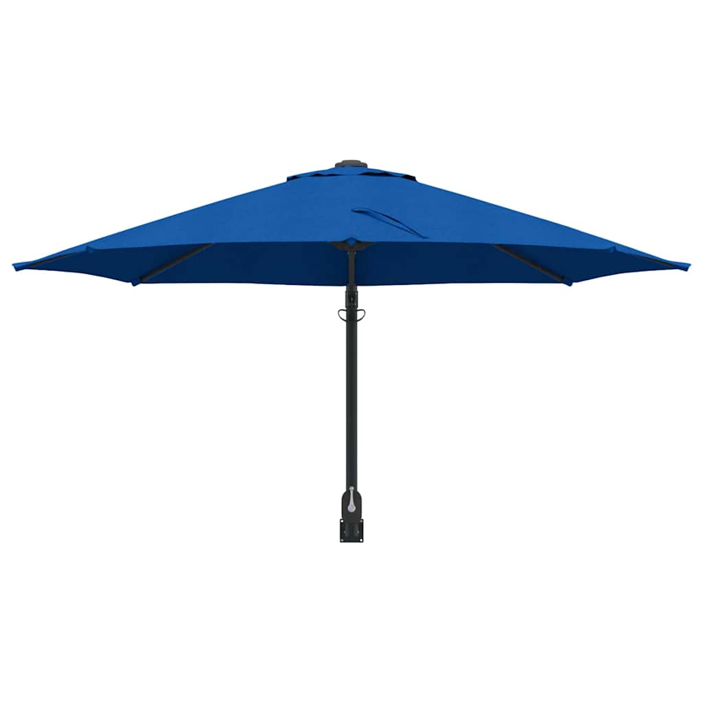 Garden Parasol Blue and Black 248 x 248 x 148 cm