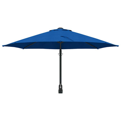 Garden Parasol Blue and Black 248 x 248 x 148 cm