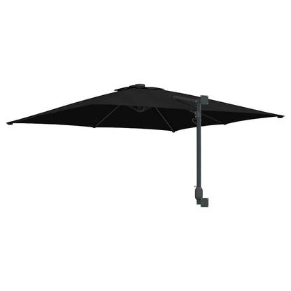 Garden Parasol Black and Black 248.5 x 247.5 x 160 cm